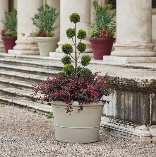 ქოთანი „ეოსი" ⌀40/60სმ, ღია ჰაკისფერი