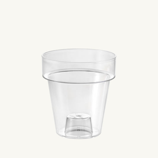 Flowerpot PORTO ⌀14/16cm CLEAR