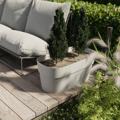 ქოთანი „სირიო“ 78სმ, თეთრი